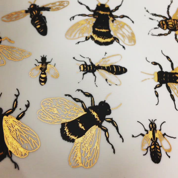 Vintage Bees Decals - Cone 017 - Fused Glass - Enamel – Milestone Decal Art